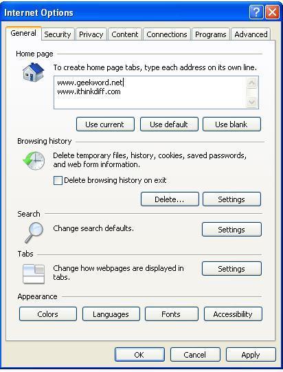 IE8MultipleHomepage1