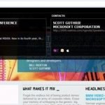 Microformats on Mix 09 Website