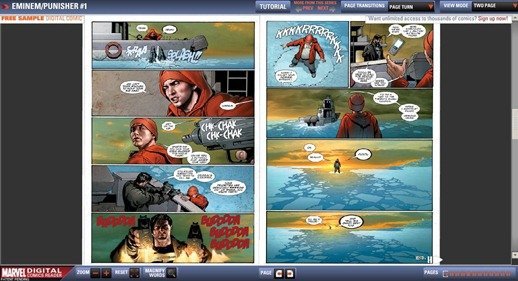 Free Sample Eminem Punisher Comic DigiComic Marvel