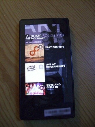 Zune HD Marketplace UI
