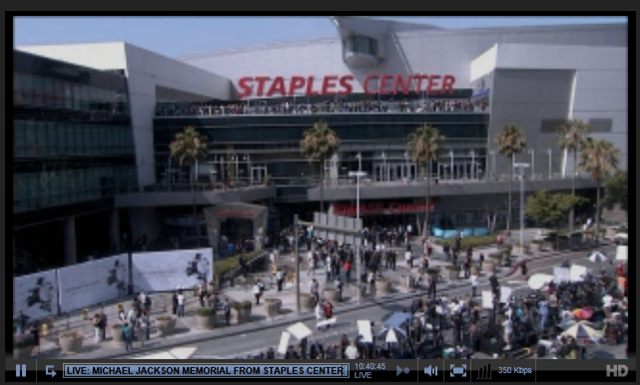 Michael Jackson funeral Memorial live stream HD