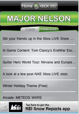 Major Nelson's podcasts and blogs