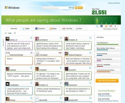 Windows 7 Social