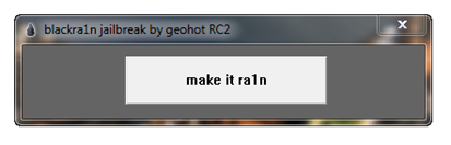 blackra1n jailbreak by geohot RC2