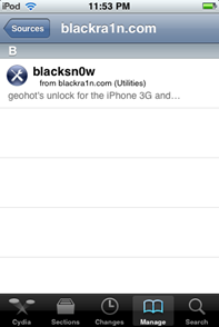 blacksn0w Cydia blackra1n