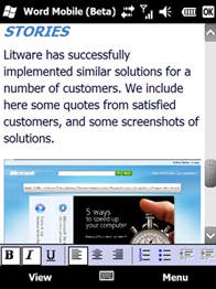 Word Mobile (Beta)