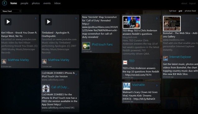 Grid view
