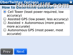 GeoTagging options