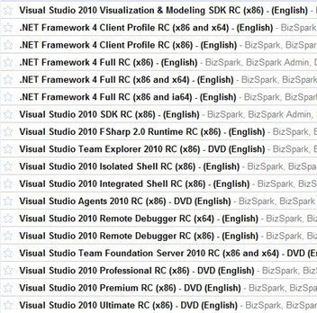 Visual Studio 2010 Release Candidate 2
