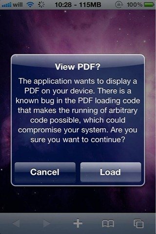HOWTOFix The PDF Exploit After Jailbreaking With JailbreakMe