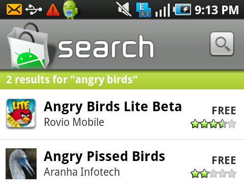 Angry Birds Android Market[4]