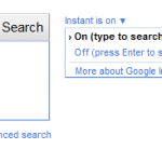 How to Disable Google Instant Search