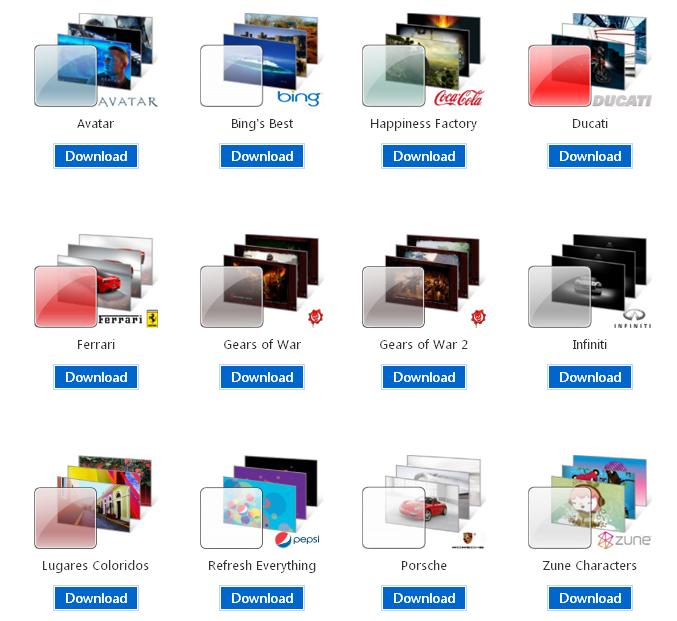 Microsoft unleashes Windows 7 sponsored themes
