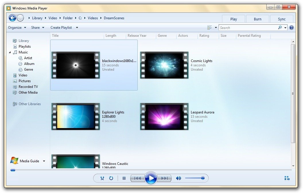 how to use media player 10 on windows 7