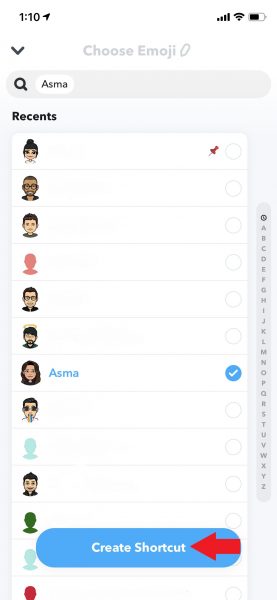 How to create Snapchat shortcuts easily